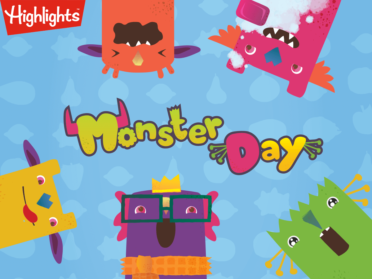 Highlights Monster Day - Lovable Monster Fun For Kids